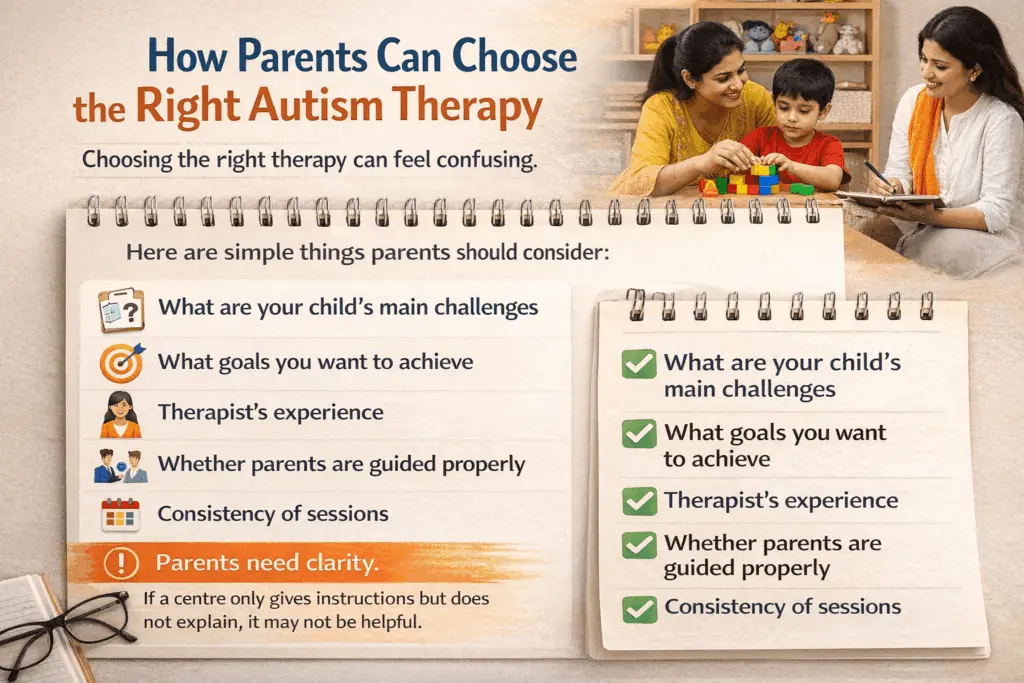 how parents can choose the right autism therapy
