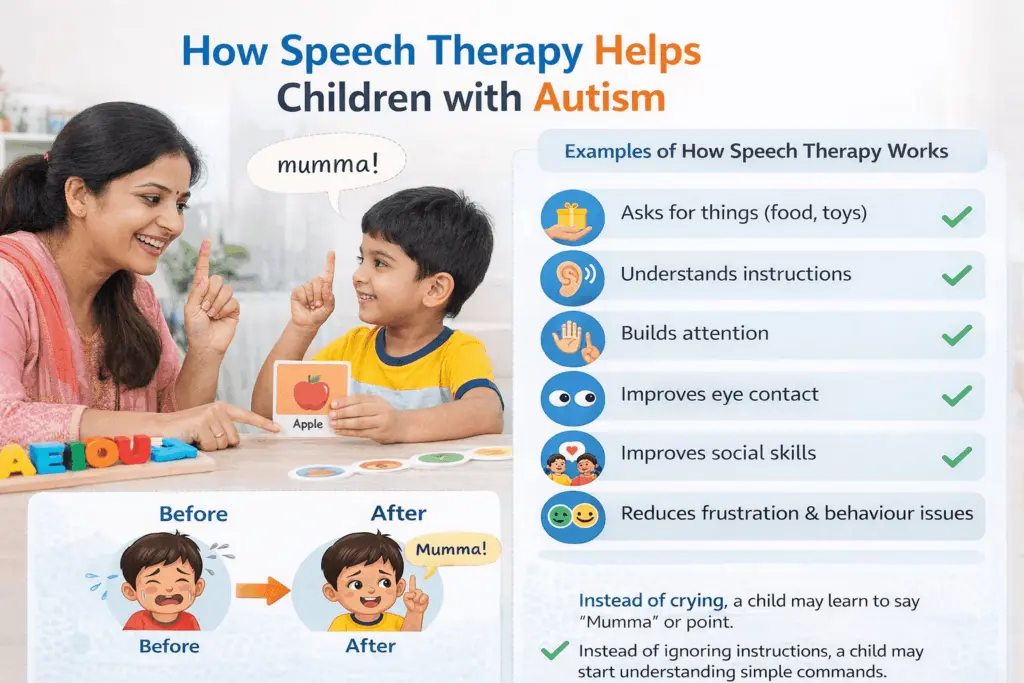 how speech therapy helps children with autism
