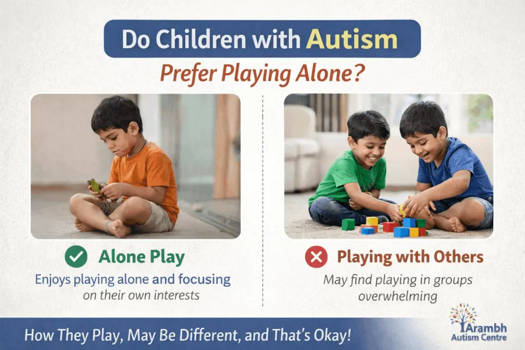 Do children with autism prefer solitude