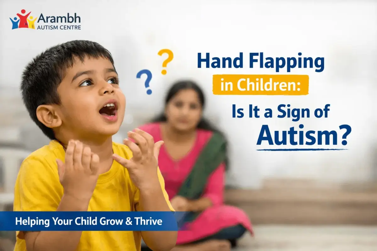 Hand flapping in children explained