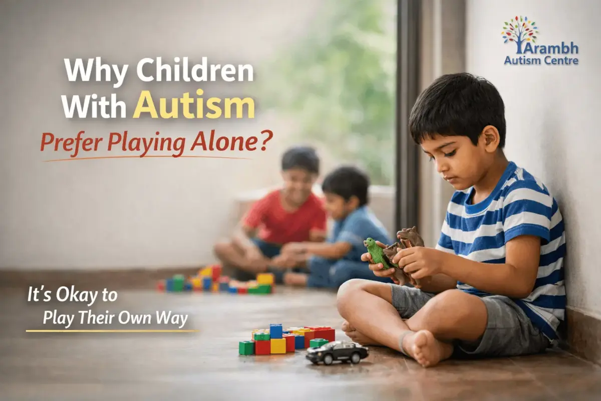 Why children with autism play alone